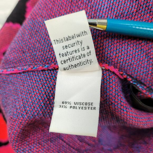 Diane von Furstenberg Abstract Floral Jacquard Fit & Flare Dress sz Small Petite - Picture 15 of 16